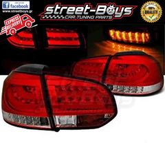 ΦΑΝΑΡΙΑ ΠΙΣΩ [LED v2.1] *RED* VW GOLF 6 | ® StreetBoys - Car Tuning Shop