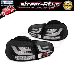 ΦΑΝΑΡΙΑ ΠΙΣΩ [LED v3.3] *BLACK* VW GOLF 6 | ® StreetBoys - Car Tuning Shop