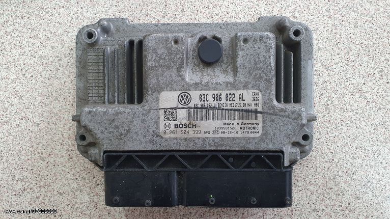 ΕΓΚΕΦΑΛΟΣ ΚΙΝΗΤΗΡΑ (ECU ) VOLKSWAGEN GOLF 1.4 Bosch MED17.5.20 03C906022AL 0261S04399 