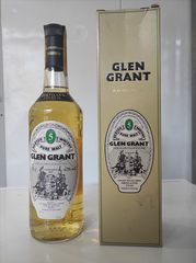 Glen grant pure malt scotch whisky distilled & bottled in Scotland