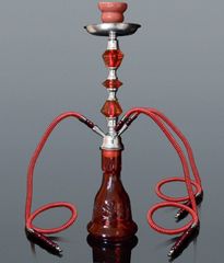 Ναργιλές με τρεις σωλήνες 56cm MADO SHISHA 665-5527 ΚΟΚΚΙΝΟΣ 6655527