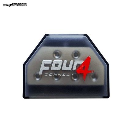 Four Connect 4-600145 STAGE2 Διανομέας Καλωδίων Αυτοκινήτου 2 Εισόδων Και 4 Εξόδων Με Μειωτήρες