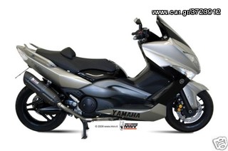  Εξάτμιση Ολόσωμη Mivv Suono Black Steel/Carbon End Yamaha T Max 500 2001-2007