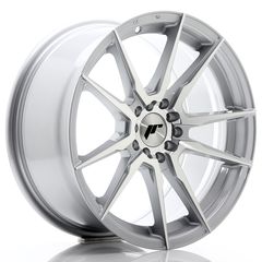 JR Wheels JR21 17x8 ET35 5x100/114 Silver Machined Face