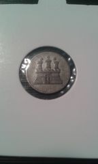 1 SECHSLING 1855 , GERMAN STATES ( HAMBOURG )
