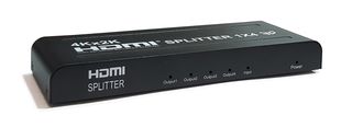 HDMI 1.4 19pin 4 Port Splitter Adapter F/F Gold Multimedia 4Κ Full HD Διακλαδωτής PTH-001