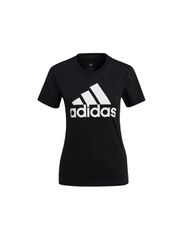 Adidas Loungewear Essentials Logo Γυναικείο Αθλητικό T-shirt Μαύρο GL0722