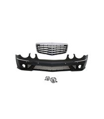 Προφυλακτήρας εμπρός tuning για Mercedes W211 E-Class (2002-2009) - AMG με μάσκα και προβολάκια