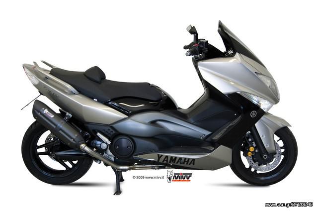 Εξάτμιση Ολόσωμη Mivv Suono Black Steel/Carbon End  Yamaha T Max 500 2008-2011*