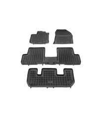 Λαστιχένια πατάκια Rezaw Plast για Dacia Lodgy (2012+) - 7-θέσιο τύπου σκαφάκι - 4τμχ.
