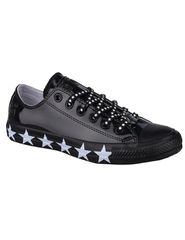Converse x Miley Cyrus Chuck Taylor All Star Low Top Faux P Sneakers Μαύρα 563720C