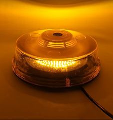 Φάρος Led 12V/24V Πορτοκαλί χρώμα με μαγνήτη Strobo Κωδικός ST1822 ....SoundStreet....