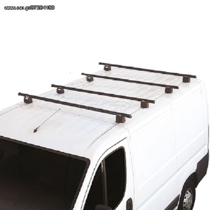 FABBRI - FORD TRANSIT COMBI COMMERCIAL 04/14> & 11/14> Μπάρες οροφής σιδερένιες ΕΠΑΓΓΕΛΜΑΤΙΚΟΥ – ΒΑΡΕΩΣ ΤΥΠΟΥ 180cm - Σετ 4 μπάρες (περιλαμβάνονται κλειδαριές)