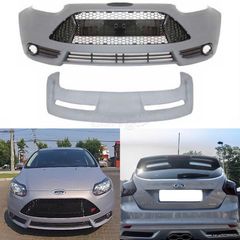 BODY KIT FORD Focus MK III 3 (2011-2014) ST Design with Add-On Roof Spoiler