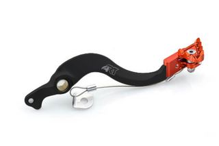 ART Factory Brake Pedal Black Anodized Aluminium/Orange KTM EXC/EXC-F '17-'21 SX250 '17-'18