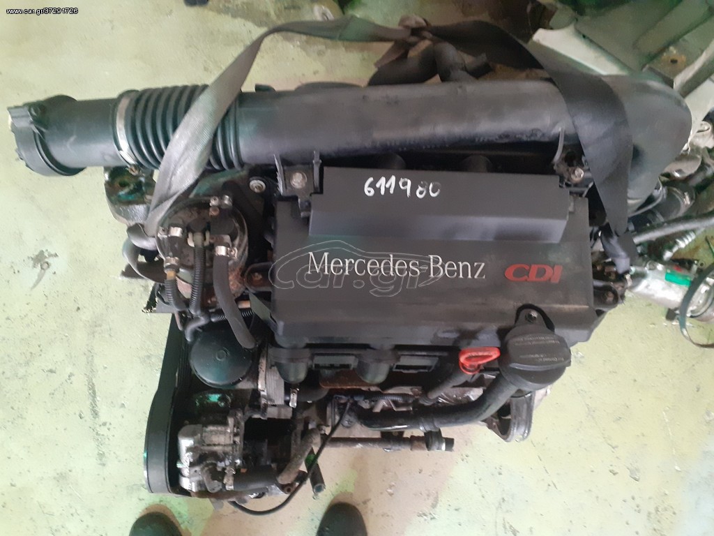 ΚΙΝΗΤΗΡΑΣ MERCEDES BENZ VITO W638 ΚΩΔ.ΚΙΝ.611980 ΜΟΝΤΕΛΟ 1999-2003 