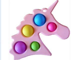 Pop It Παιχνίδι ΑντιΣτρες - Bubble Μονοκερος Ροζ (oem)(bulk)