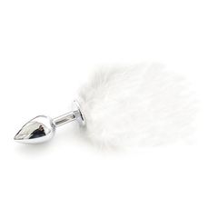 Pon Tail Anal Plug white