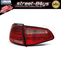 ΦΑΝΑΡΙΑ ΠΙΣΩ [LED v1.1] *RED* VW GOLF 7 | ® StreetBoys - Car Tuning Shop