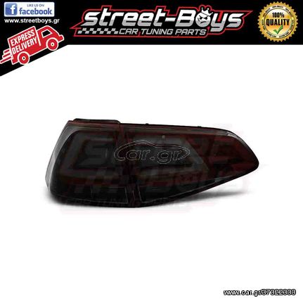 ΦΑΝΑΡΙΑ ΠΙΣΩ [LED v3.3] *RED SMOKE* VW GOLF 7 | ® StreetBoys - Car Tuning Shop