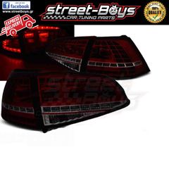 ΦΑΝΑΡΙΑ ΠΙΣΩ [LED v6.1] *RED SMOKE* VW GOLF 7 | ® StreetBoys - Car Tuning Shop