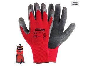 Γάντια υφασμάτινα με επικάλυψη latex Benman 10'/ XL (77299)