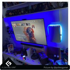 Floating Grip Led Wire Light with USB Blue / PlayStation 4-thumb-1