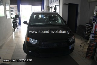 MITSUBISHI COLT LM ANDROID 802 + MPEG 4 + REAR CAMERA www.sound-evolution.gr