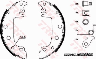 ΣΙΑΓΩΝΕΣ ΠΙΣΩ-ALFA ROMEO/A33 CITROEN C15 DACIA ARGENTA PEUGEOT 204 304 RENAULT R12 R17 R18 R20 R25 R35 ESPACE FUEGO