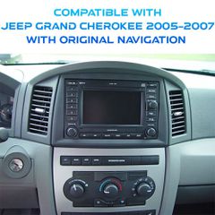 DIGITAL IQ BXK 20271_CPAA (10inc) MULTIMEDIA TABLET for JEEP GRAND CHEROKEE mod. 2005-2007 with Original Navi...SoundStreet...-thumb-2