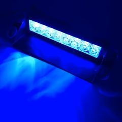Φωτιστικό σώμα LED 12V Strobo με βεντούζες Mπλε χρώμα Κωδικός ST600...SoundStreet....