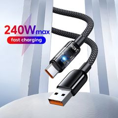 Kαλώδιο γρήγορης φόρτισης USB σε type C χρώμα μαύρο Κωδικός ST772....SoundStreet....