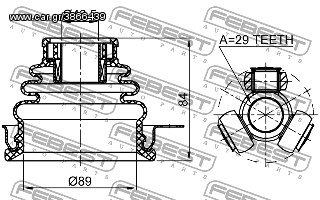 ΤΡΙΠΟΔΙΚΟΣ ΣΤΑΥΡΟΣ/MITSUBISHI/CARISMA DA 1995-2003 ΑΡΙΣΤΕΡΟΣ MR263173-thumb-1