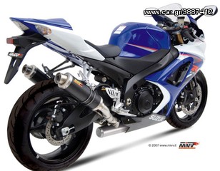 Εξατμίσεις Διπλά Τελικά Mivv Gp Style Carbon Suzuki Gsxr 1000 2007-2008