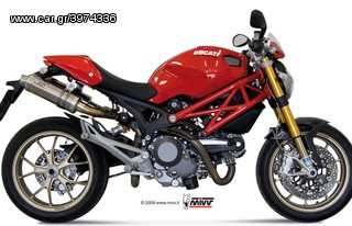 Εξατμίσεις Διπλά Τελικά Mivv Gp Style Titanium Ducati Monster 696/796/1100 *