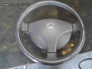 ΤΙΜΟΝΙ / ΒΟΛΑΝ ΜΕ ΑΕΡΟΣΑΚΟ A/B ΟΔΗΓΟΥ MERCEDES BENZ A-CLASS W 168 , MOD 1997-2004