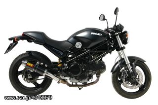 Εξατμίσεις Διπλά Τελικά mivv Gp Style Black Steel Ducati Monster 695  