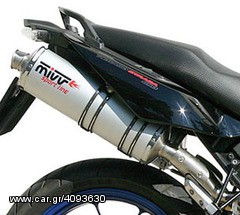 Εξατμίσεις Διπλά Τελικά Mivv Oval S.Steel Aprilia Pegaso 650/Factory/Strada/Trail 2005> Special Offer