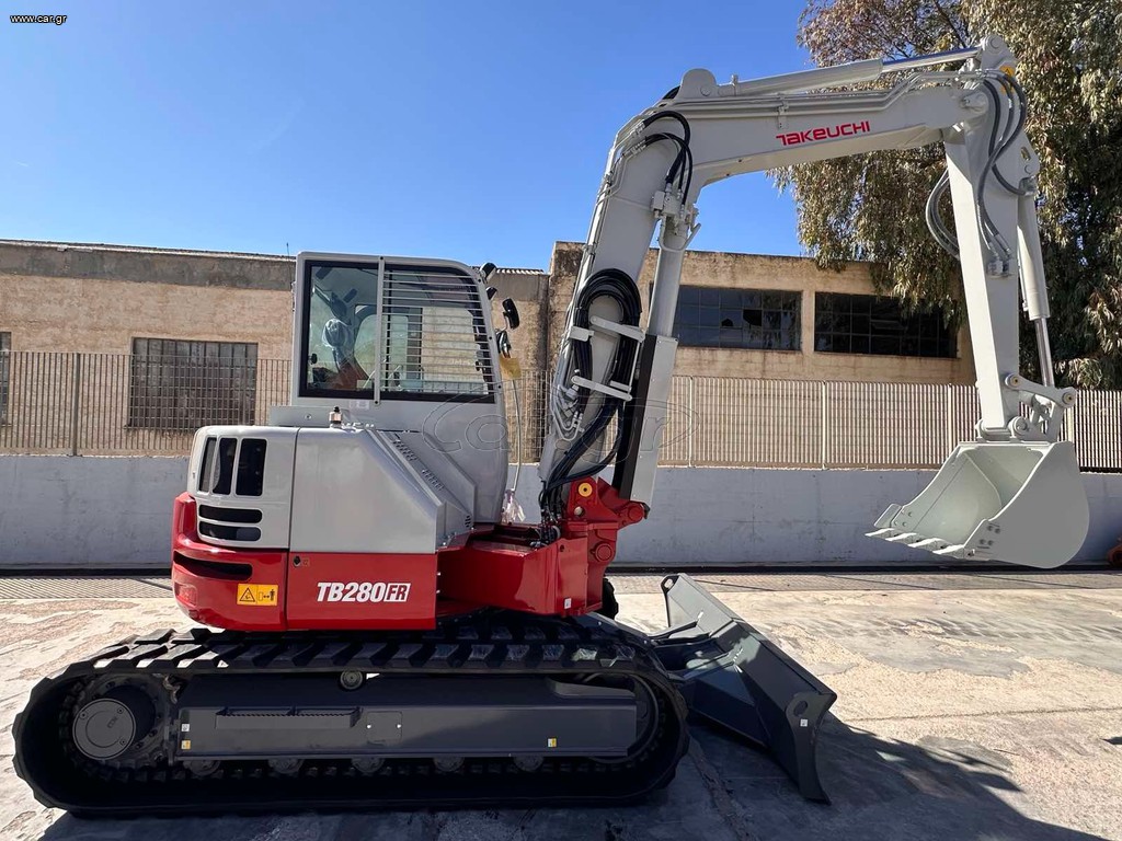 Εκσκαφέας Με Ερπύστριες Takeuchi 2025 TB280FR