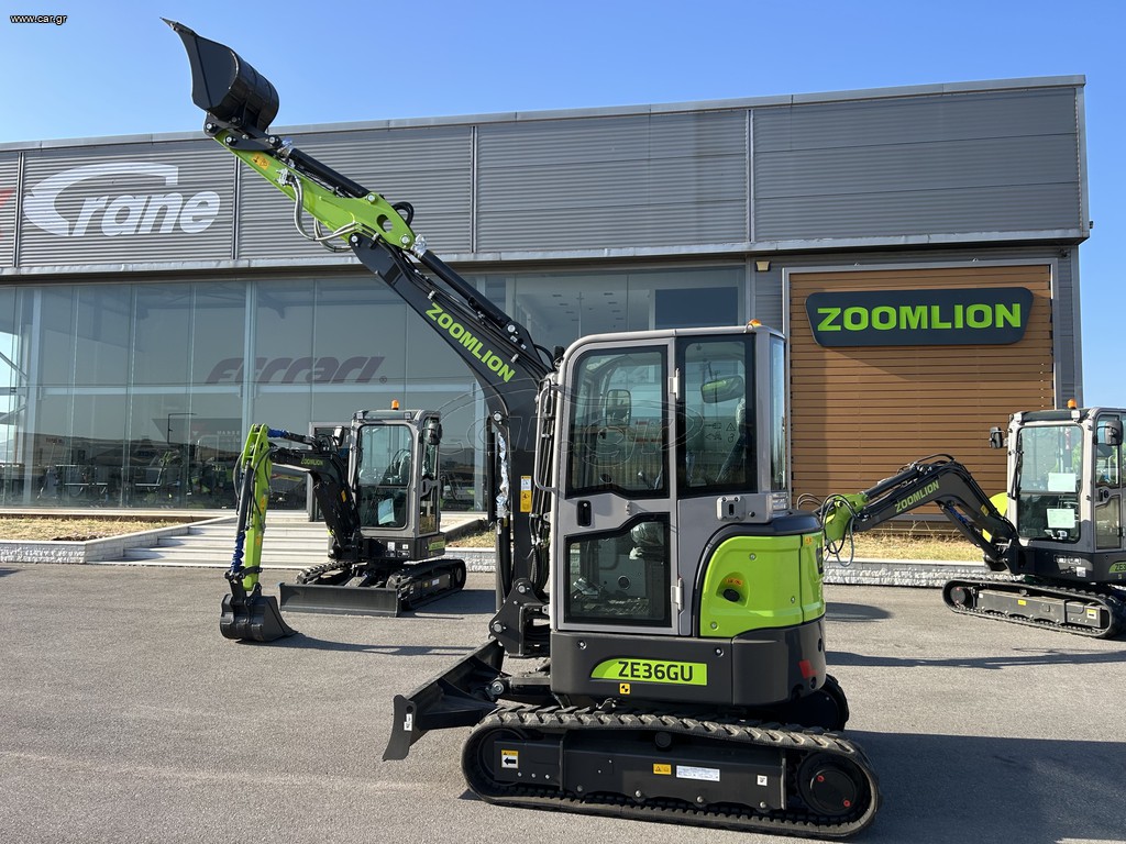 Εκσκαφάκι (διαβολάκι) Kobelco 2026 ZE36GU 3.800kg Kubota Κινητήρα