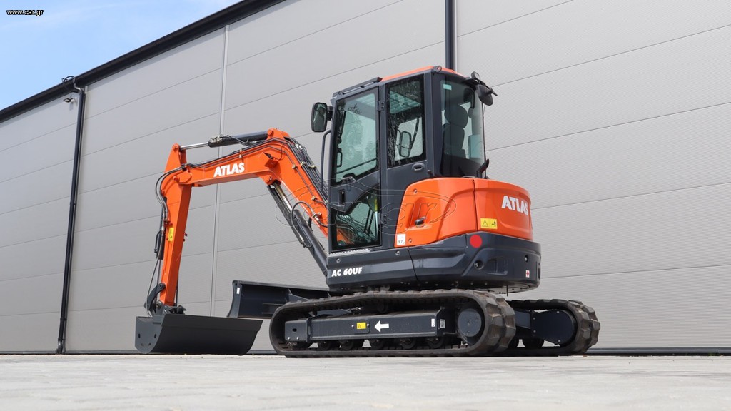 Εκσκαφάκι (διαβολάκι) Atlas 2025 AC 60 UF κινητήρας KUBOTA V2607-DI-TE3B