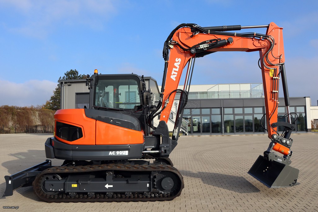 Εκσκαφάκι (διαβολάκι) Atlas 2025 AC 90 UF-PB κινητήρας YANMAR 4TNV98C