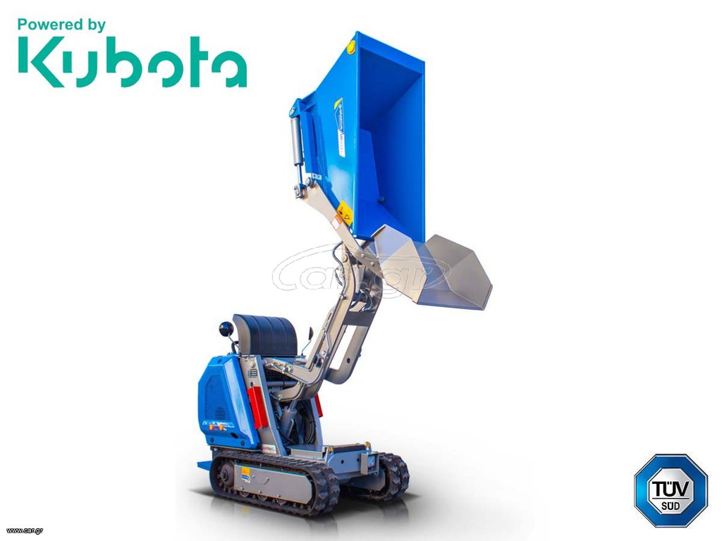 Ντάμπερ - Dumper Graecus 2026 HT800FL-PRO Ντάμπερ Diesel Kubota, υψηλή ανατροπή