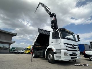 Ανατροπή + Γερανός Mercedes-Benz 2011 1833L AXOR EURO 5 19,000kg Μικτό-thumb-10