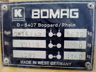 Οδοστρωτήρες Bomag 1981 BW 141 AD-thumb-2