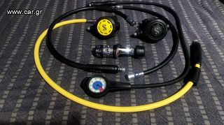 Watersport diving '23 Scubapro Ρυθμιστής πίεσης αναπνοής - Scubapro MK2 EVO/R095/OCT.R095/SPG.    Δώρο το service kit για το πρώτο στάδιο και ένα παλιό BCD small σε καλή λειτουργία. Καλές βουτιές :)