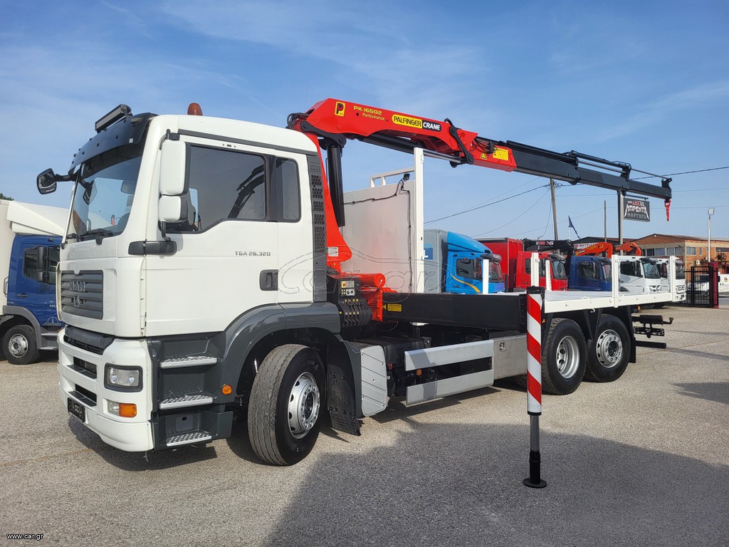 Γερανοί - Φορτηγά Με Γερανό MAN 2007 TGA 26320 6X2 + ΓΕΡΑΝΟΣ PK 16502 + CONTROL