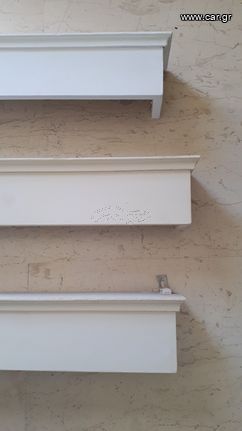 5 Ξύλινα Κουρτινόξυλα Μετόπη σε Λευκή Απόχρωση-thumb-3