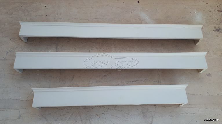 5 Ξύλινα Κουρτινόξυλα Μετόπη σε Λευκή Απόχρωση-thumb-5