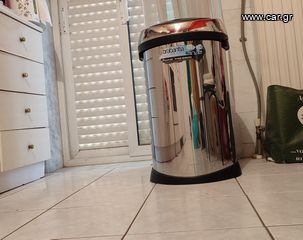 Κάδος απορριμάτων Brabantia Touch Bin 50 λίτρων από ανοιξείδωτο ατσάλι σε άριστη κατάσταση